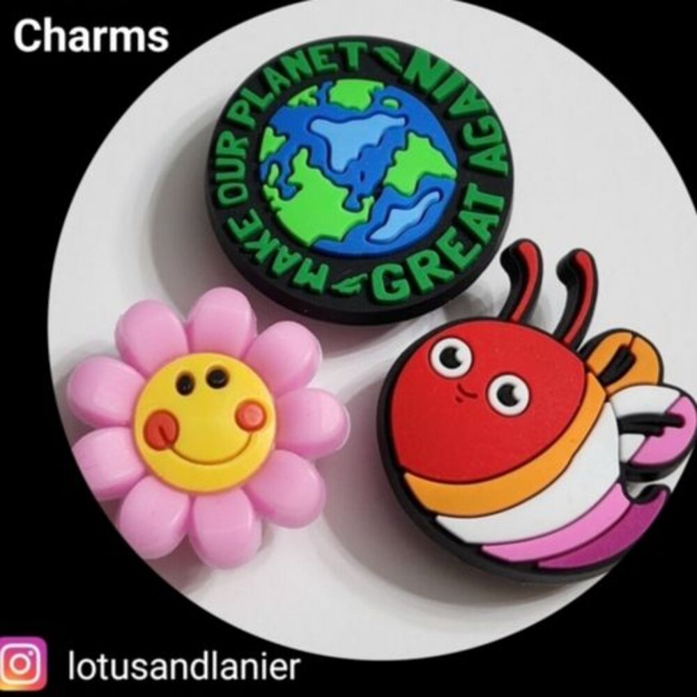 Shoe Charms "Nature " Set of 3